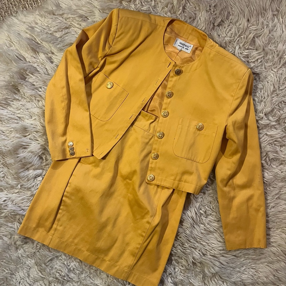 VTG 90s Matching Set Jacket and Mini